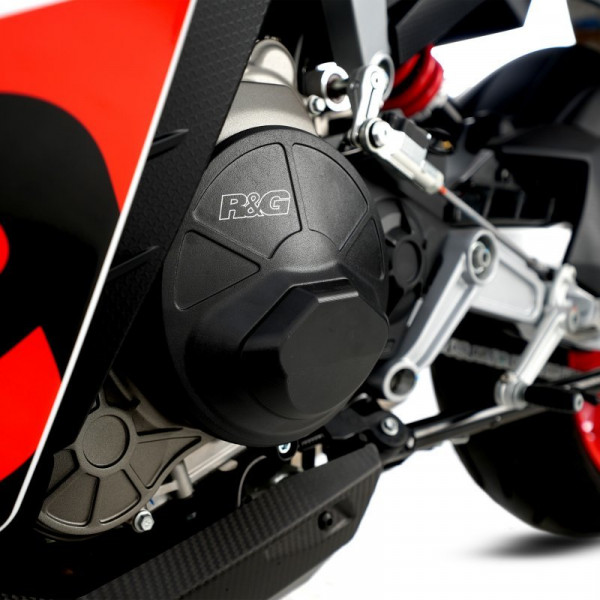R&G FIM PRO Aluminium linker Motordeckel Protektor Aprilia RS 660 / Tuono 660 2021-2024