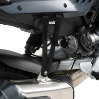 R&G Auspuffhalter Set schwarz passend für Moto Guzzi Stelvio ab 2024 R&G Auspuffhalter Set schwarz passend für Moto Guzzi Stelvio ab 2024