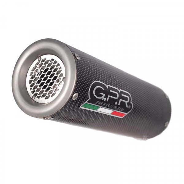 Ducati Hypermotard 821 2013-2016, M3 Poppy , Homologated legal slip-on exhaust including removable d