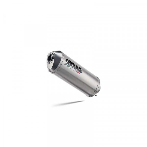 Honda Crf 300 L / Rally 2021-2023, Satinox, Homologated legal slip-on exhaust including removable db